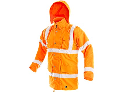 Pánská reflexní bunda CAMBRIDGE, oranžová, vel. L